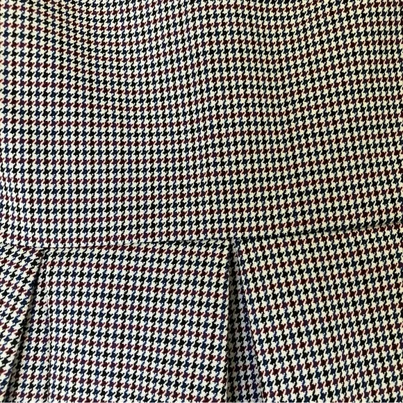 Aritzia Sunday Best Tartine mini houndstooth long sleeve dress - Picture 2 of 12